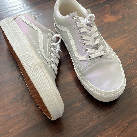 Iridescent Vans Sneakers Sz9US - Picture 3 of 10